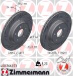 ZIMMERMANN Disc frana ZIMMERMANN BLACK Z 400.3661. 53 (400.3661.53)