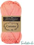 Scheepjes Catona 264 Light Coral - korall színű pamut fonal