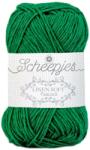 Scheepjes Linen Soft 605 - fűzöld len tartalmú fonal