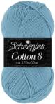 Scheepjes Cotton8 - 711 - hűvös kék pamut fonal