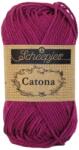 Scheepjes Catona 128 Tyrian Purple - bíbor színű pamut fonal