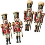  Nyomtatott dekorkarton - Diótörő 8, 5cm 4db/cs