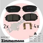 ZIMMERMANN set placute frana, frana disc ZIMMERMANN 26731.195. 2 (26731.195.2)