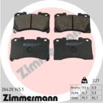 ZIMMERMANN set placute frana, frana disc ZIMMERMANN 26420.145. 1 (26420.145.1)