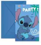  Disney Lilo és Stitch, A csillagkutya Angel party meghívó 6 db-os FSC (PNN96917) - szukits