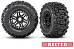 Traxxas колело 2.9/3.8", черен диск, гума Sledgehammer All-Terrain belted (2)