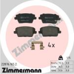 ZIMMERMANN set placute frana, frana disc ZIMMERMANN 22876.165. 2 (22876.165.2)
