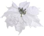 Craciunita artificiala+clips pentru aranjamente florale (3877)