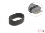 Delock 18409 gumigyűrű M. 2 SSD és hűtőborda összefogására 10db fekete (18409)