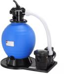 A V Pumps Medence vízforgató szivattyú extra nagy homokszűrő tartály 15900 liter/h 50 m³-es medencéig