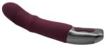  G-pontos tolófunkciós vibrátor Titanz 7" silicone rechargeable vibrator in rubine red