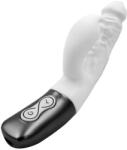  Csiklókaros G-pontos vibrátor Titanz 7" silicone rechargeable vibrator in ivory white