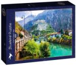 Bluebird Puzzle 500 db-os puzzle - Fort of Bard, Italy (90416) (90416)