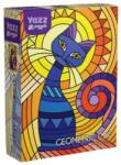 Yazz 1000 db-os puzzle - Geometric Cat (3840) (3840)
