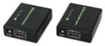 TECHLY IDATA EXT-E70 audió/videó jeltovábbító AV adó- és vevőegység Fekete (IDATA-EXT-E70) (IDATA-EXT-E70)