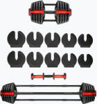 HMS SGR40 Pro 2W1 43, 5 kg-os súlykészlet fekete színben