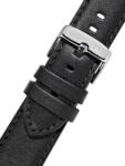 Morellato Curea din piele Morellato Croquet 5976C03.019 M, negru 20 mm