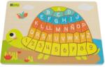 ANDREU Toys Puzzle cu litere și cifre Andreu Toys - Broască țestoasă (16243) Puzzle