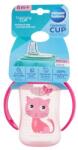 Canpol babies Cute Animals Training Cup Cat gyakorlóbögre szilikonos ivórésszel és markolattal 320 ml