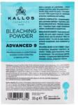 Kallos KJMN Advanced 9 Bleaching Powder meírpor és szőkítőpor 35 g nőknek