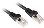 Sharkoon S/FTP CAT7a Patch Kábel - 10 m, Fekete