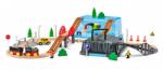 Woodyland Set tren Woody în cutie - Set pentru minerit, 54 buc (OLP102193069) Trenulet