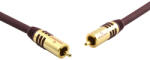 Oehlbach OB 20535 NF Sub-Kábel RCA/RCA - 5, 0 m, bordó (20535)