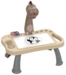 Man Yuk Toys Masă de desen cu proiector dinozauri, creioane și 48 imagini (HL2023 1)
