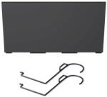 Prosperplast Cufar URBI CASE W cu carlige si insert antracit 39, 5 cm