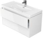 Cersanit - SET B106 Crea szekrény + Crea 100 mosdó, fehér, S801-280 (S801-280)