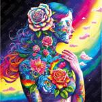 Magnolia 8610 - Flower Goddess - Elif Hürdogan Special Edition - 1023 db-os Square puzzle (8610)