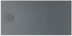Roca Terra-N Stonex zuhanytálca 160x70 cm csúszásgátló felülettel és lefolyóval, palaszürke APA016402BC01200 (APA016402BC01200)