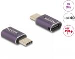 Delock Adaptor USB 4 type C PD 3.1 240W 8K60Hz/4K144Hz T-M, Delock 60286 (60286)