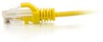 Legrand patch kábel RJ45-RJ45 Cat6A árnyékolt (S / FTP) LSZH (LSOH) 0, 5 méter sárga d: 5, 2mm AWG28 LCS3 (051550)