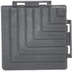 Klubfotel Műanyag terasz burkoló sarok - antracit szürke