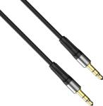 DeTech Аудио кабел DeTech DE-13AUX, 3.5mm жак, М/М, 1.0м, Черен - 40279 (40279)