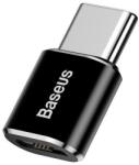 Baseus Преходник Baseus Mini, Micro USB F към Type-C, OTG, Черен - 40398 (40398)