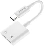 Moveteck Преходник Moveteck TB1284, Type-C към 2 x Type-C F, 0.15m, Бял - 40155 (40155)