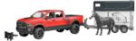 BRUDER 02501 Jeep RAM Power Wagon с ремарке за коне (02501)