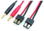 GForce Зареждащ кабел с банани - Traxxas сериен (14AWG)