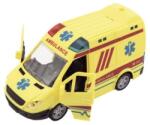Teddies Авто линейка пласт на инерция на батерии със звук със светлина (00850255)