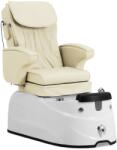 physa Elektromos pedikűrös szék - megvilágított lábfürdővel és masszázsfunkciókkal - 105 W - 150 kg - krém (PHY_PSC_03)