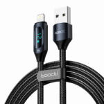 Toocki Cablu Date Toocki USB A Lightning 1m 12W Negru (TXCL-XY01)