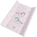 Color pelenkázó lap puha 2 oldalú 70x50cm unikornis rózsa - neobaby