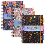 Pukka Pad Project Book Bloom B5 PP 200 oldalas vonalas spirálfüzet