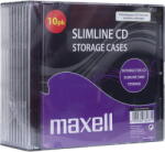 Maxell Кутийки за CD/DVD MAXELL Slim Black - 10 бр (ML-DC-CDBOX-SLIMCASE-10PK)