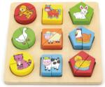 Viga Toys Puzzle educațional Viga - Animale, 1/2 (59585) Puzzle