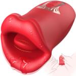 SuperLove French Kissing Tongue Vibrator Red Vibrator