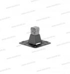 OMU System MGPNK-03M 2542 cserépre ragasztható vezetéktartó 85mm magas, 8mm átmérőjű köracélhoz (2542)
