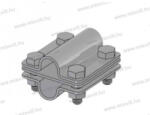 OMU System MGKS-01/16/16 AA Multikapocs összekötő 16mm köracélokhoz és 30mm laposvashoz (2401)